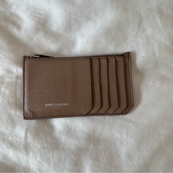 Saint Laurent Fragments Zipped Card Case - Picture 1 of 10